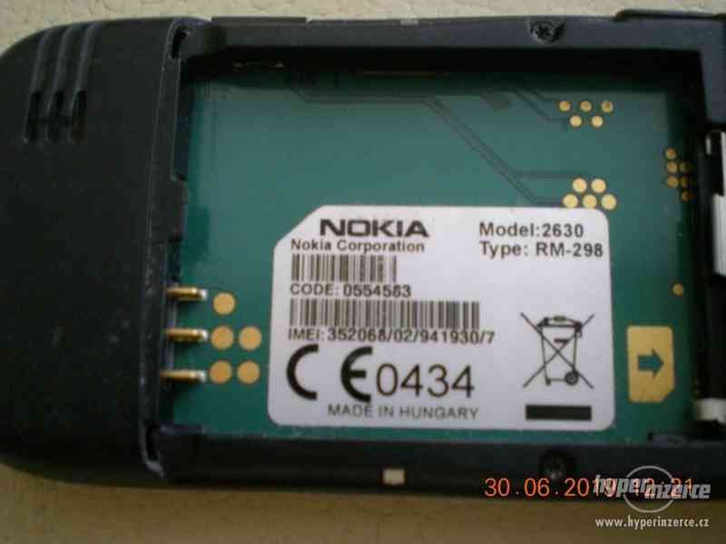 Nokia 2630 - plně funkční telefony z r.2007 - foto 18