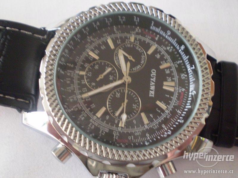LETECKÉ AUTOMATICKÉ HODINKY WEIDE CHRONOGRAF - foto 2