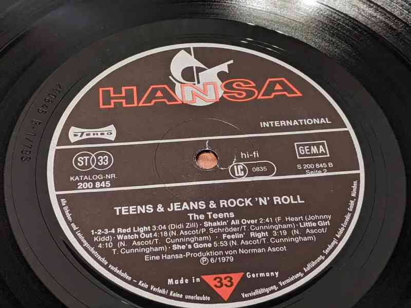 The Teens – Teens & Jeans & Rock 'n' Roll  (LP) - foto 6