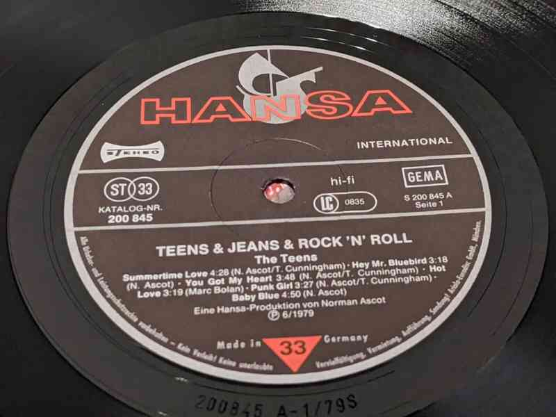 The Teens – Teens & Jeans & Rock 'n' Roll  (LP) - foto 5