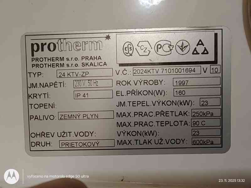 Plynový kombinovaný závěsný turbo kotel - foto 2