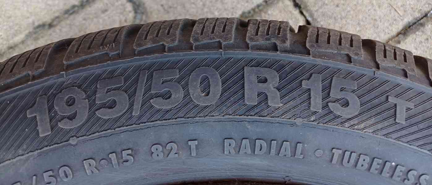 Zimní sada 4 pneu 195/50 R15 82T Barum Polaris3 na disku 6Jx - foto 3