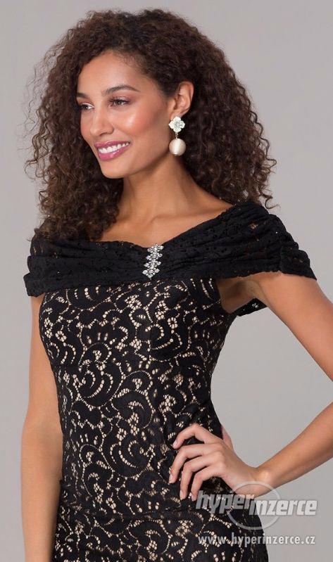 Elegantní společenské šaty Elega black dress