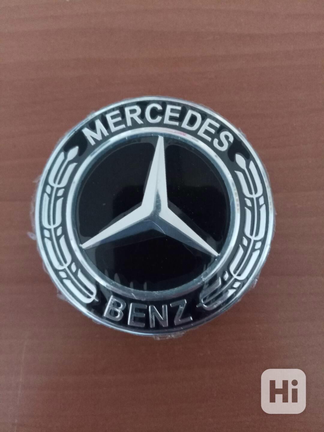 Středové krytky kol Mercedes Benz 75 mm / nové - foto 1