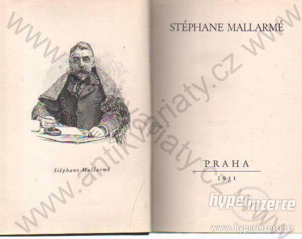 Stéphane Mallarmé Rudolf Škeřík, Praha 1931 - foto 1