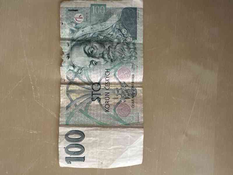 100 Kč Bankovka archivní  - foto 2