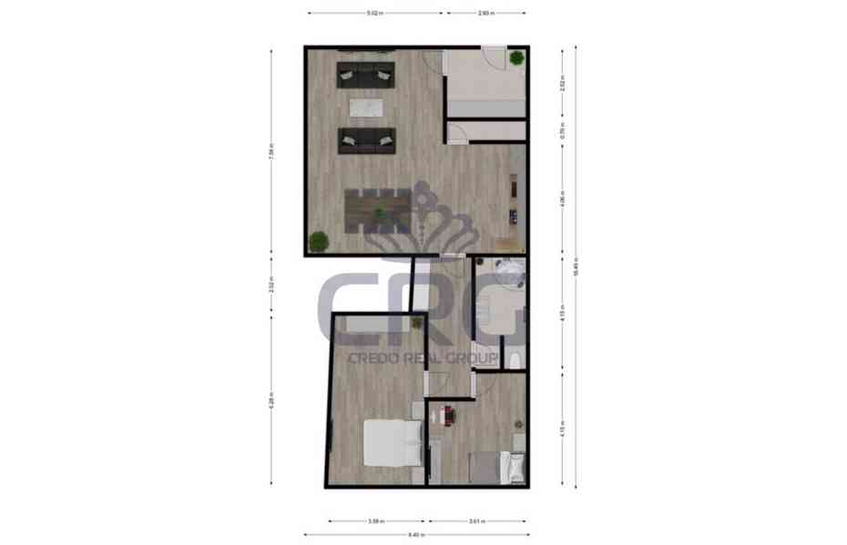 PRONÁJEM BYTU 3+KK O CP 113,7 M2 V OBCI MORAVSKÉ KNÍNICE - foto 19