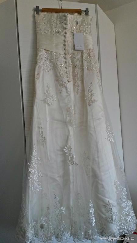 Svatební šaty, nepoužité - foto 4