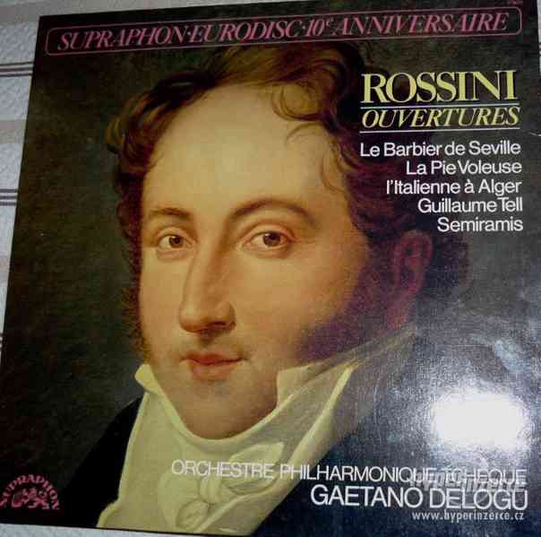 LP - G. ROSSINI "Overtury"- Gaetano DELOGU, r.1978 - foto 1