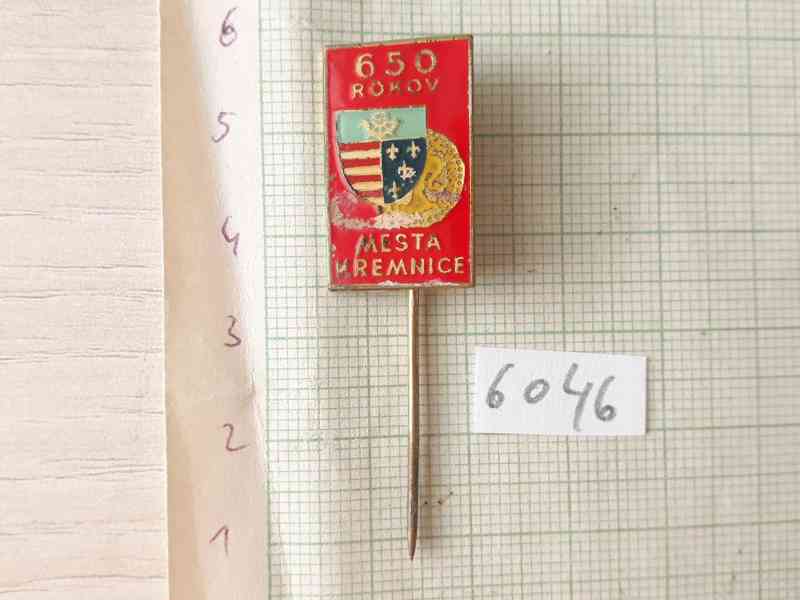Kremnica - 650 rokov mesta - starý odznáček