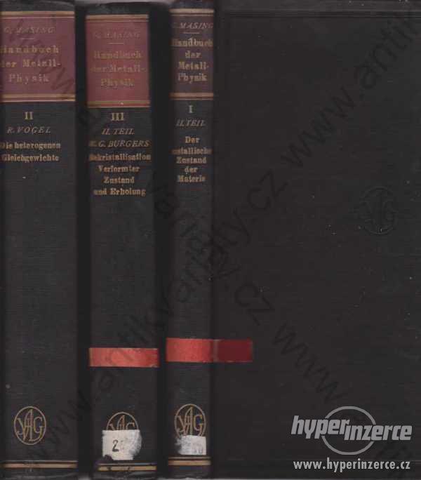 Handbuch der Metallphysik 1940, 1937, 1941 - foto 1