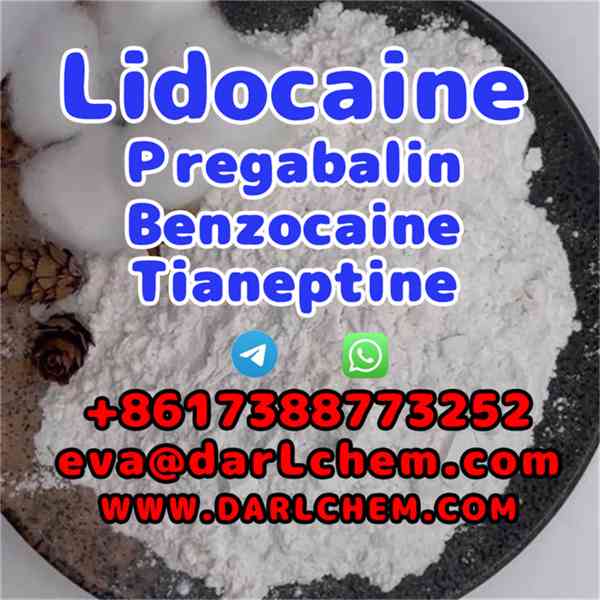 Lidocaine Tianeptine pregabalin raw Powder 137-58-6 Top Qual - foto 2