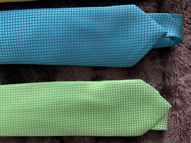 Panské kravaty, zelené - foto 3
