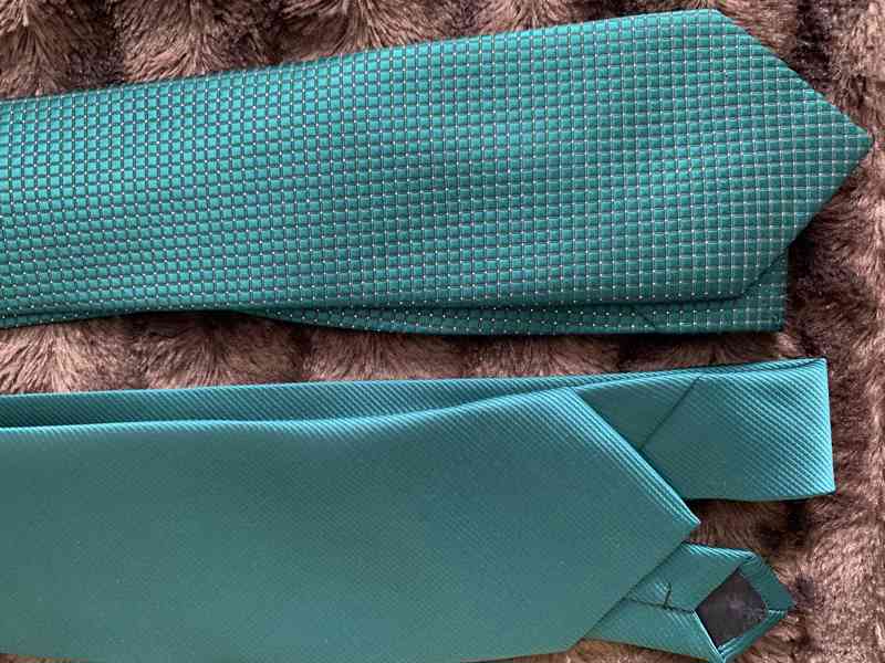 Panské kravaty, zelené - foto 4