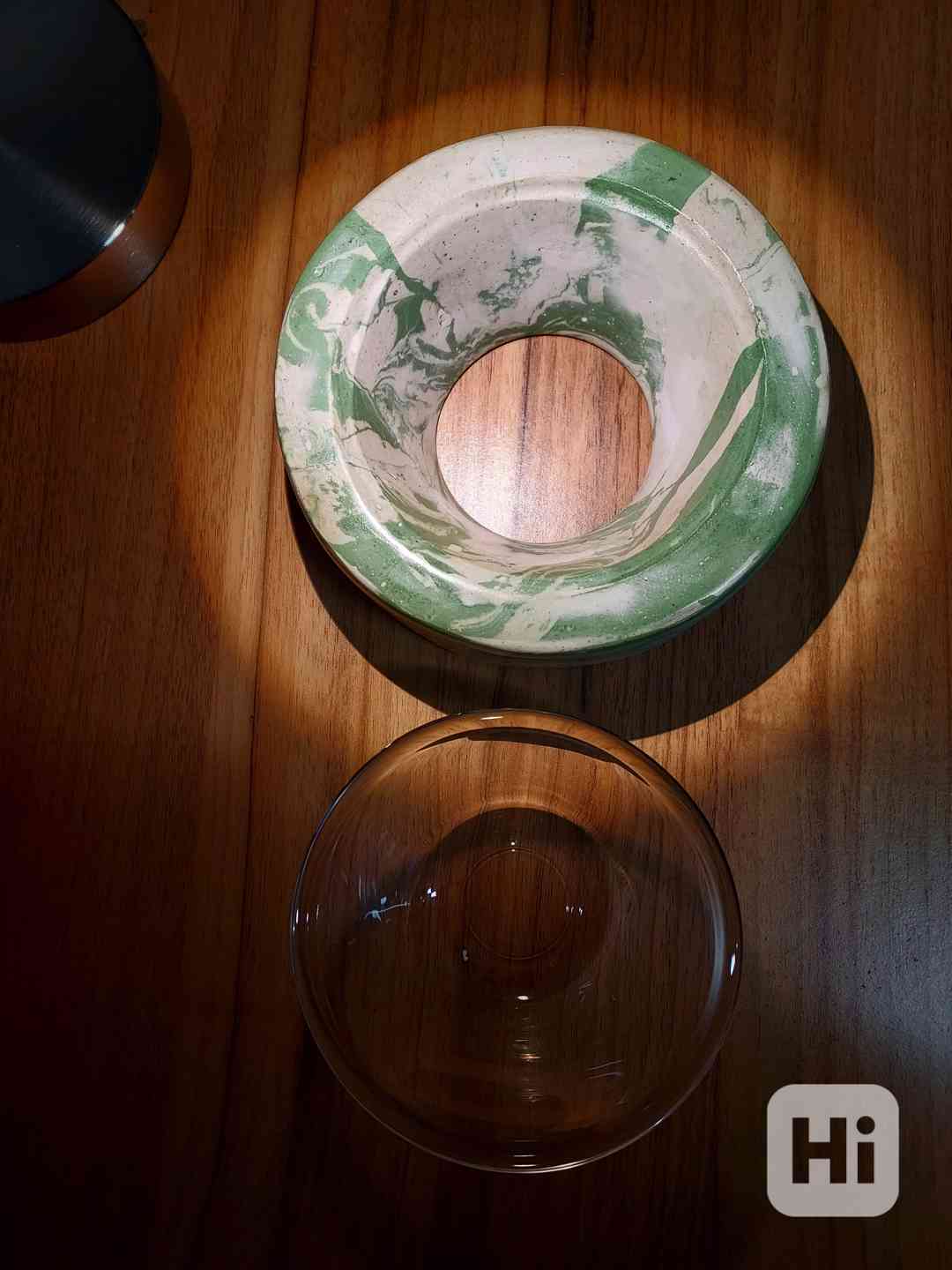 Mramorové originalní misky v držáku - foto 1