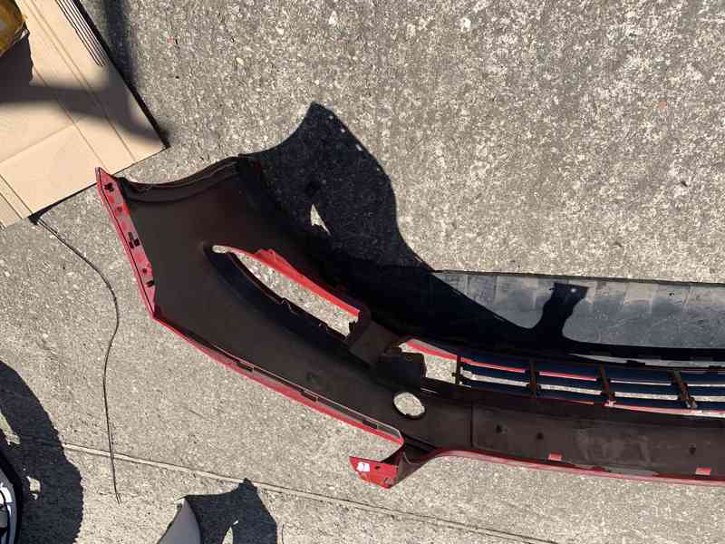 predni naraznik skoda fabia 2 II roomster cerveny - foto 12