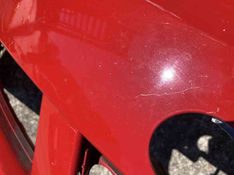 predni naraznik skoda fabia 2 II roomster cerveny - foto 11