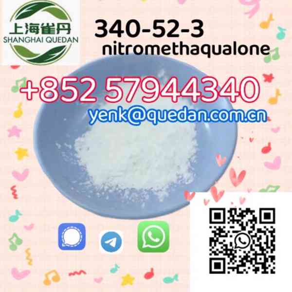 best CAS:340-52-3,nitromethaqualone,+85257944340 - foto 2