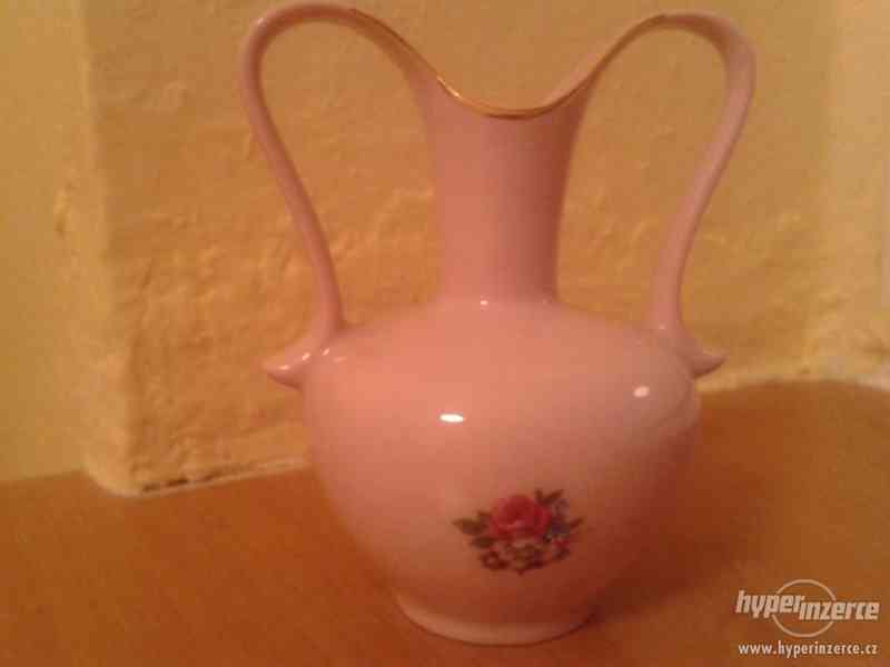 PRODÁM amforku z růžového porcelánu - foto 2
