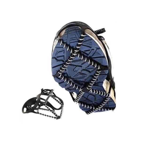 Nesmeky na boty gumové ATL Wire - černé-stříbrné - foto 2