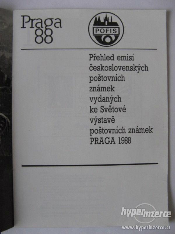BROŽURA KE SVĚTOVÉ VÝSTAVĚ "PRAGA 88" + VSTUPENKA + PROGRAM - foto 2