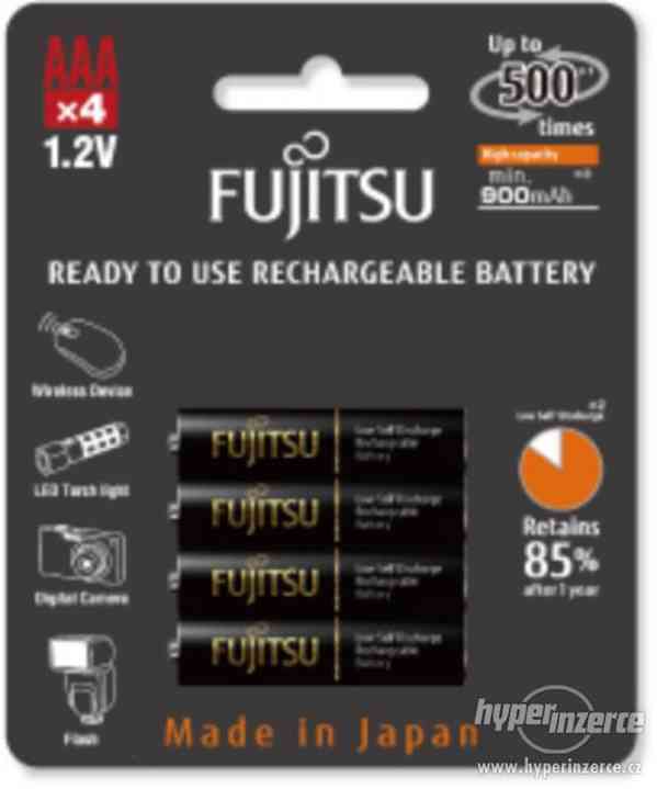 NOVÉ AAA aku Fujitsu HR-4UTHCEX(4B) 4×0,95Ah (Eneloop) s DPH - foto 1