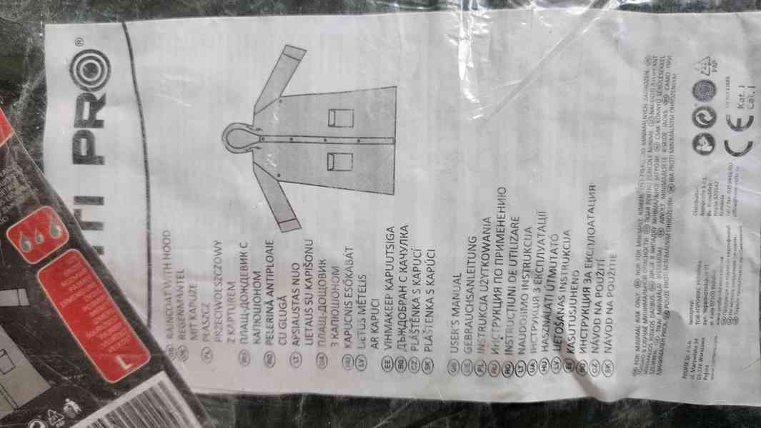 LAHTI PRO LPPP1L - Pláštěnka na ryby s kapucí, velikost L,  - foto 3