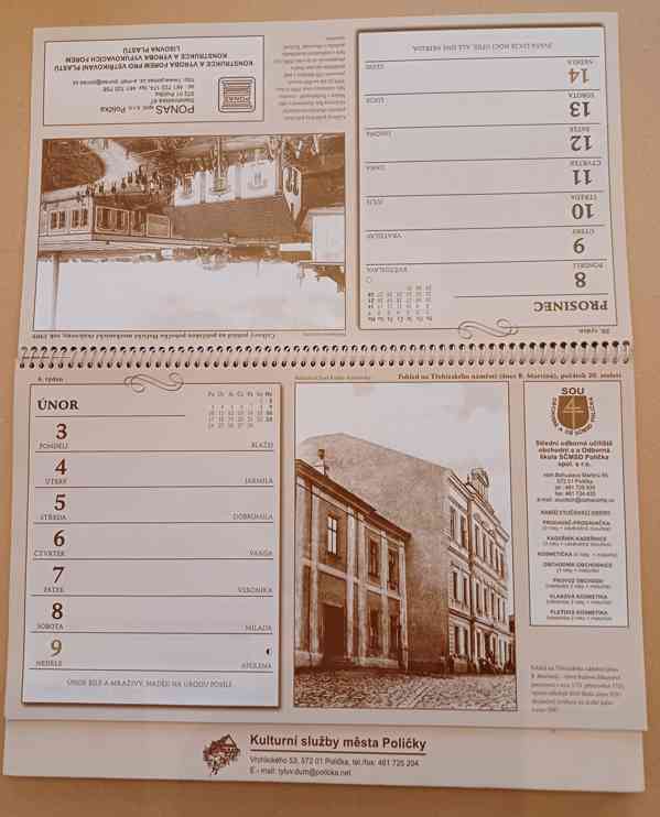 Polička - Historický stolní kalendář 2. díl - foto 2