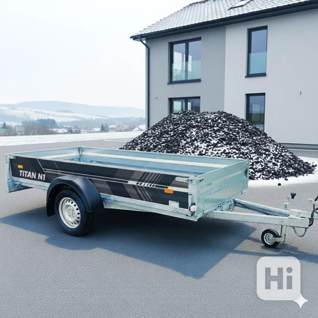 Nový PROFI přívěsný vozík 2,96m x 1,26m, svařovaný rám, DPH - foto 1