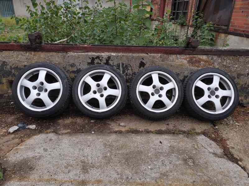 Alu kola Borbet 16" 7,5Jx16H2 ET35 4x108 +zimní 205 45 16 - foto 1