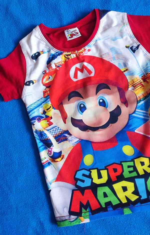 Dětské tričko Mario, vel. 86/92 - foto 2