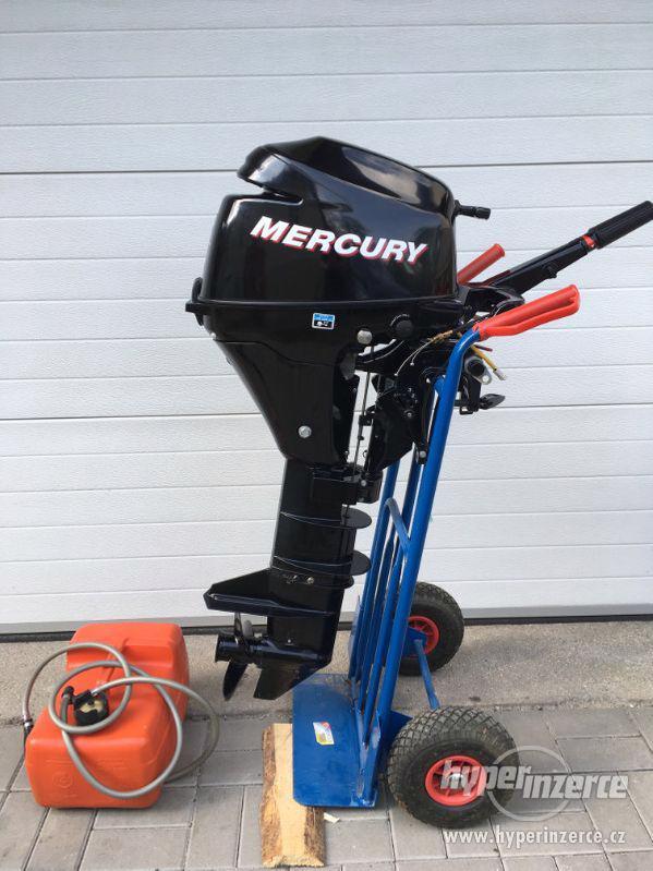 Lodní motor MERCURY F 9.9 dálkové ovládání plně funkčí - TO - foto 2
