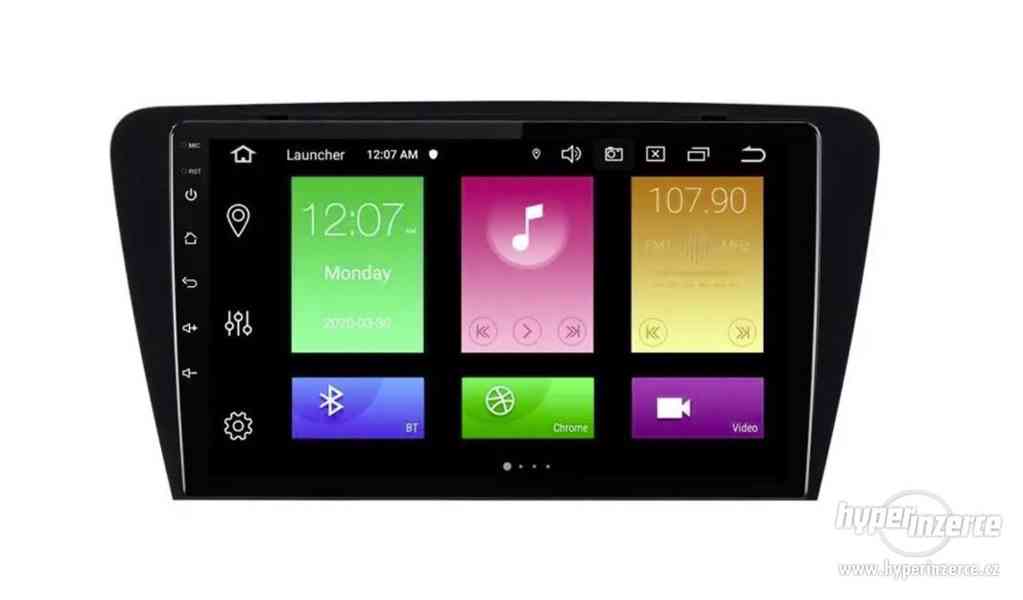 Škoda Octavia 3 Autorádio Android s GPS navigací a WiFi