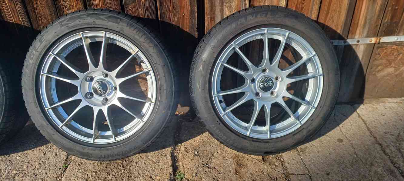 Ultralehké OZ Ultraleggera 17" 5x112+zánovní pneu - foto 3