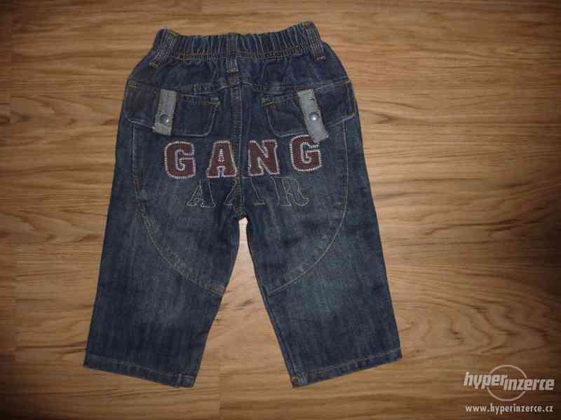Džínové kalhoty Small gang 9-12M vel.80 - foto 2