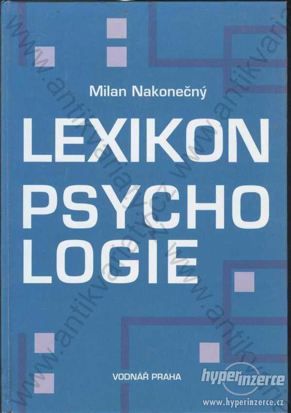 Lexikon psychologie Milan Nakonečný Vodnář 1995 - foto 1