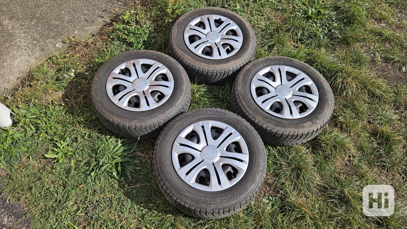 Škoda Octavia disky 6Jx15 5x112 ET47 originál poklice 15"  - foto 1