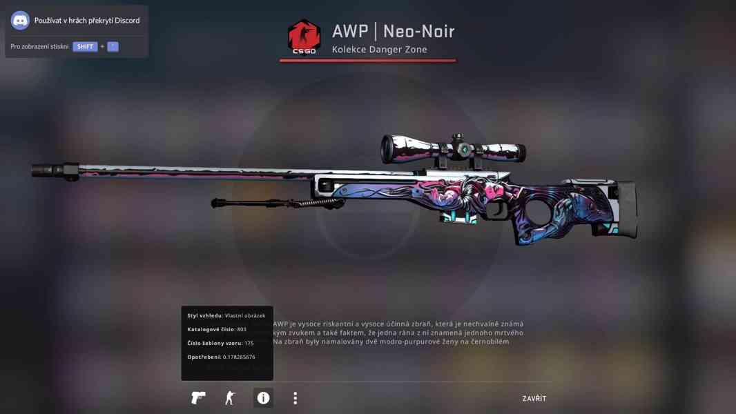 prodám skin csgo - foto 1