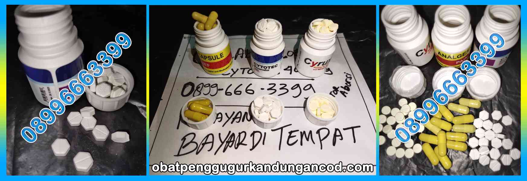 Jual Obat Aborsi Di Cikokol 0899-666-3399 Cytotec 400Mg - foto 1