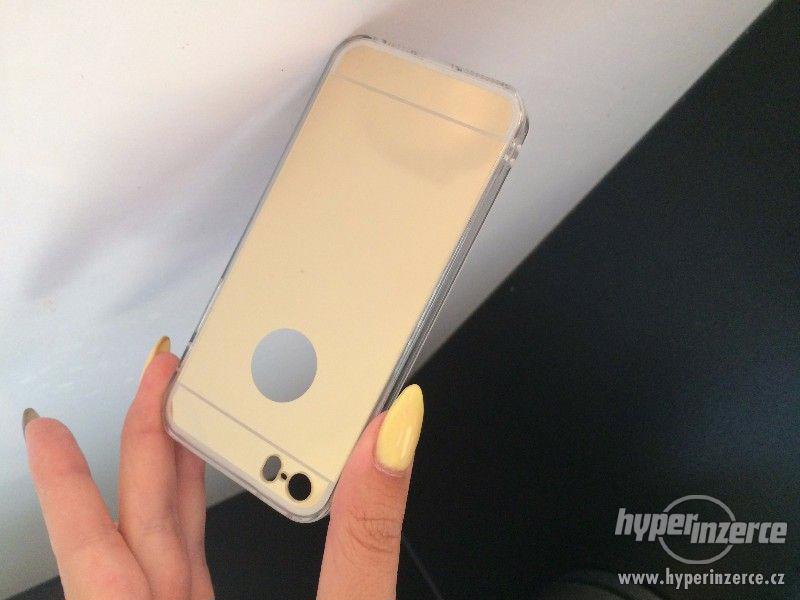 Zlatý gumový obal Iphone 5 / 5s / SE - foto 2