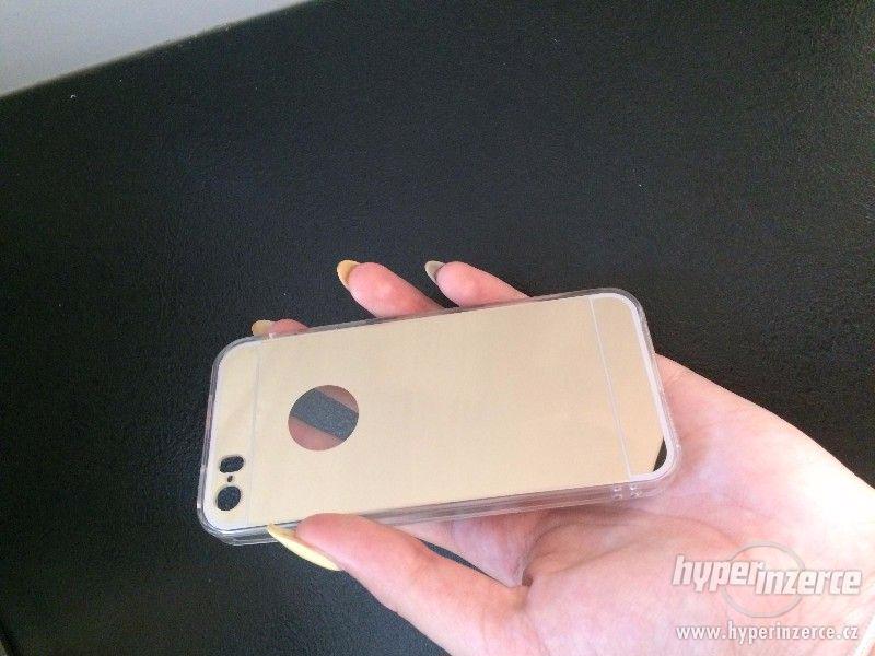 Zlatý gumový obal Iphone 5 / 5s / SE - foto 3