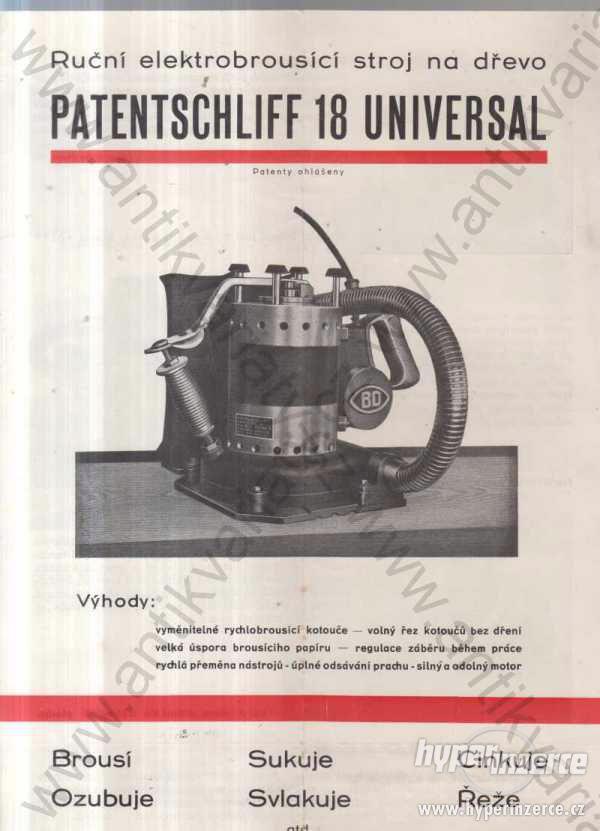 Ruční elektrobrousící Patentschliff 18 Universal - foto 1