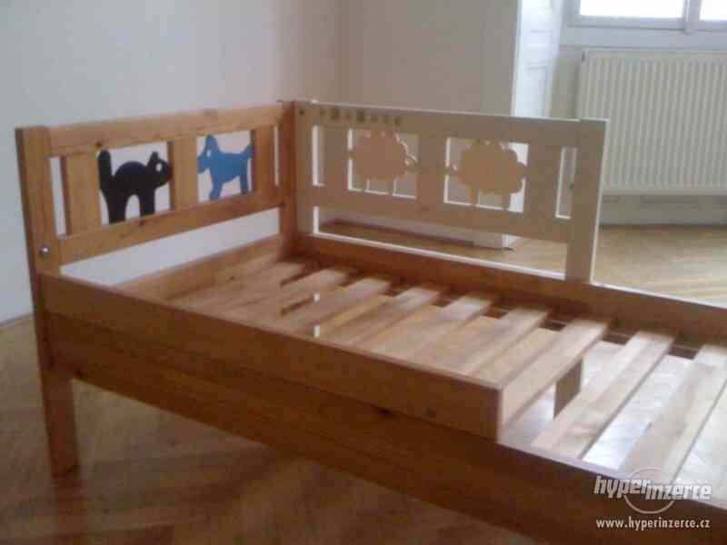 Prodam dřevěnou dětskou postel IKEA- KRITTER - foto 1