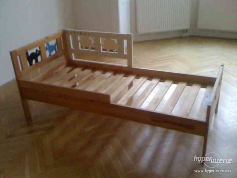 Prodam dřevěnou dětskou postel IKEA- KRITTER - foto 4