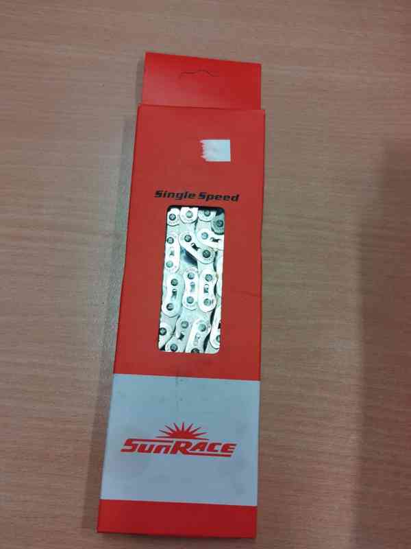 Řetěz SunRace CNX46 BMX stříbrný 102čl - foto 2