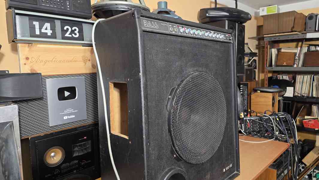 TESLA BASS B 100 - 115 basové kombo repro zesilovač - foto 4