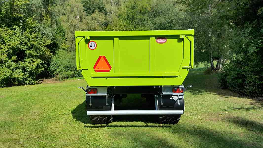 Traktorový návěs,přívěs,vlek za traktor,vlečka,dumper 19t - foto 4