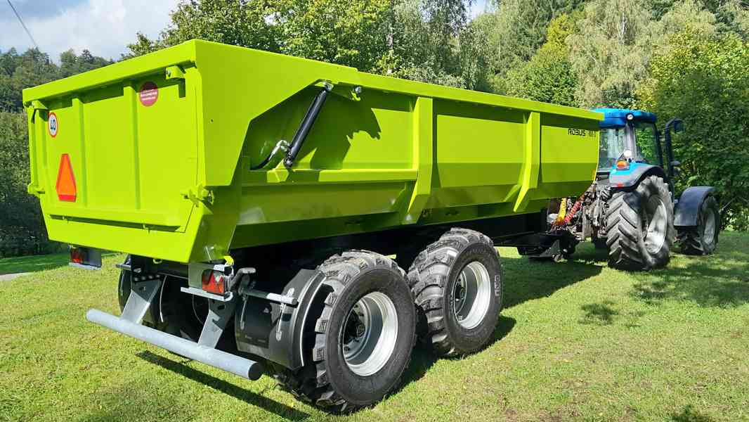 Traktorový návěs,přívěs,vlek za traktor,vlečka,dumper 19t - foto 5