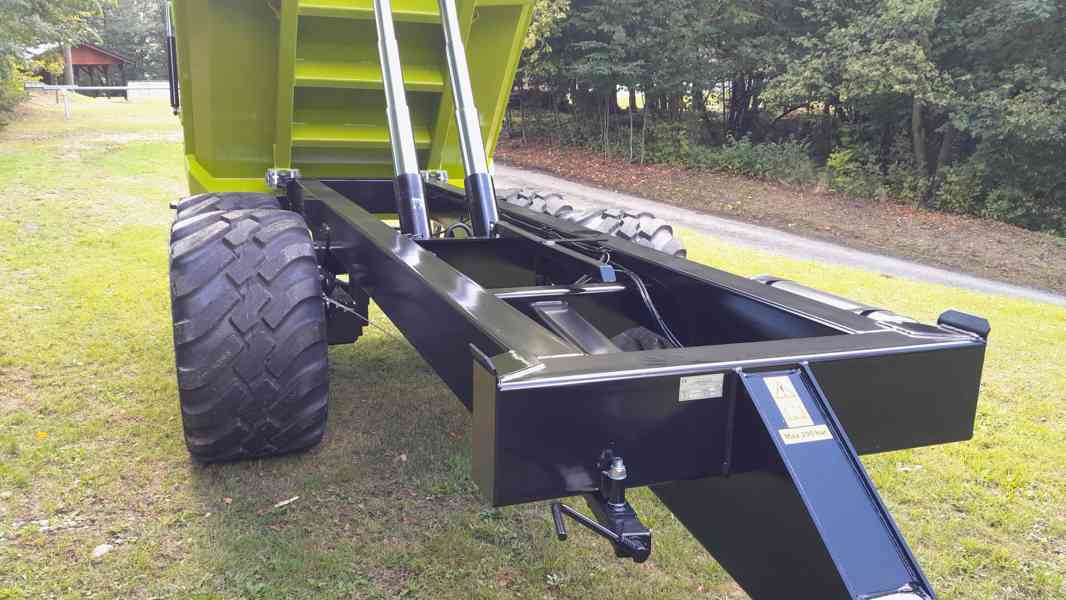 Traktorový návěs,přívěs,vlek za traktor,vlečka,dumper 19t - foto 13