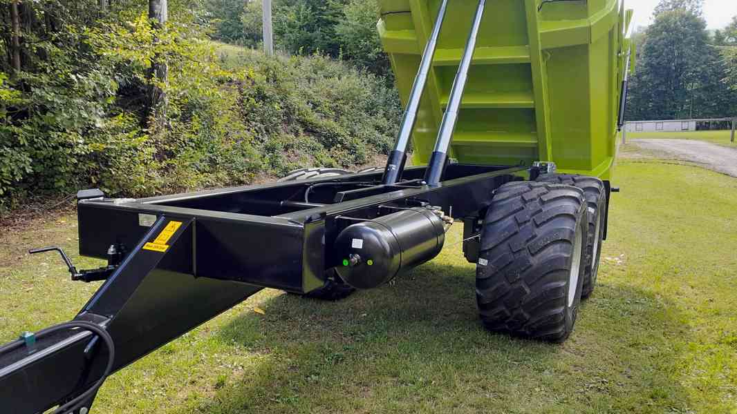 Traktorový návěs,přívěs,vlek za traktor,vlečka,dumper 19t - foto 12